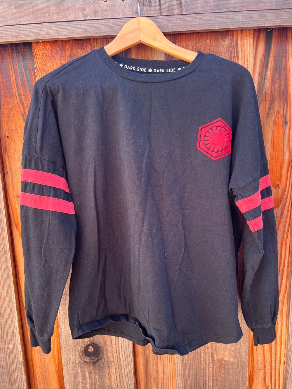 Disney Star Wars Black & Red Long-Sleeve Top - First Order Long